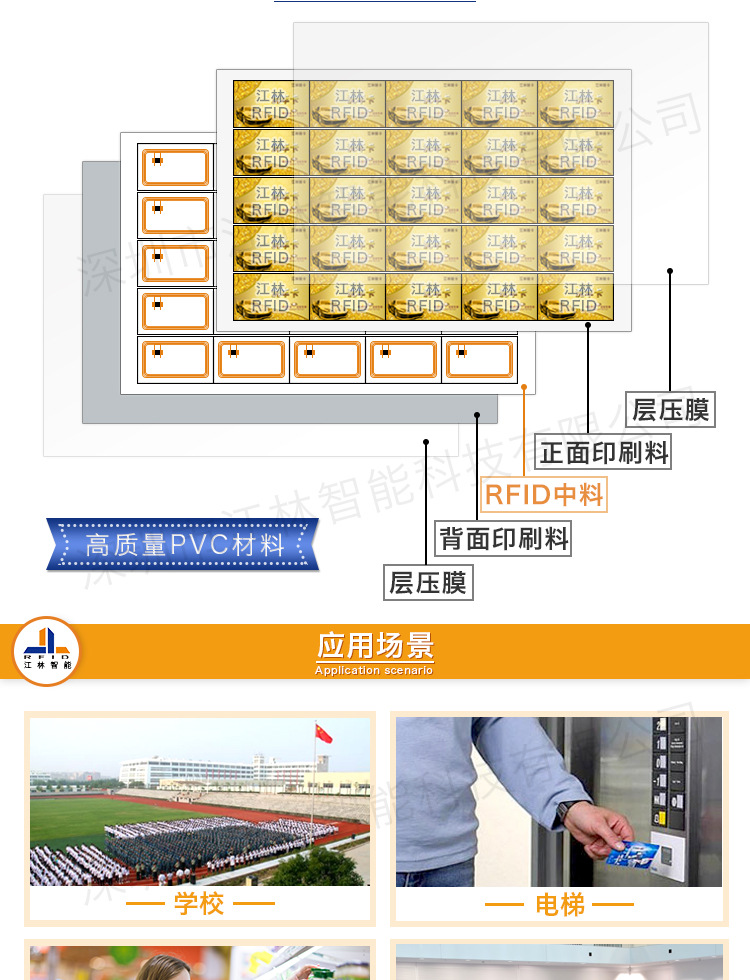 RFID-喷码-平码-激光码-热烫印-人像卡idic卡-光面