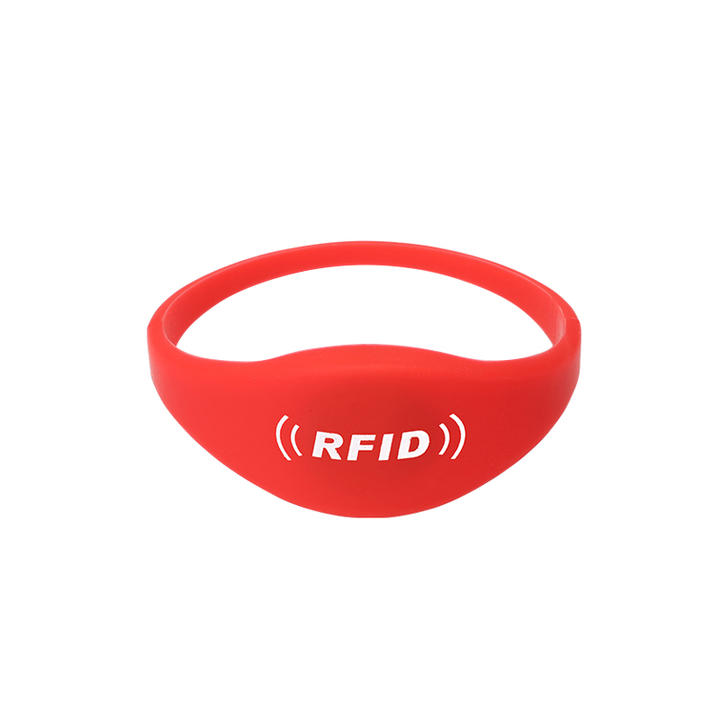 GJ06 RFID 硅胶腕带细条橡胶手腕带