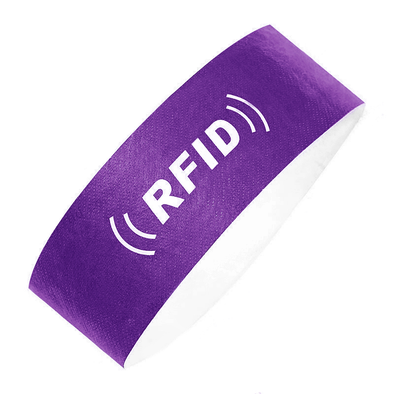 TK01 RFID NFC运动杜邦纸腕带一次性杜邦纸手环