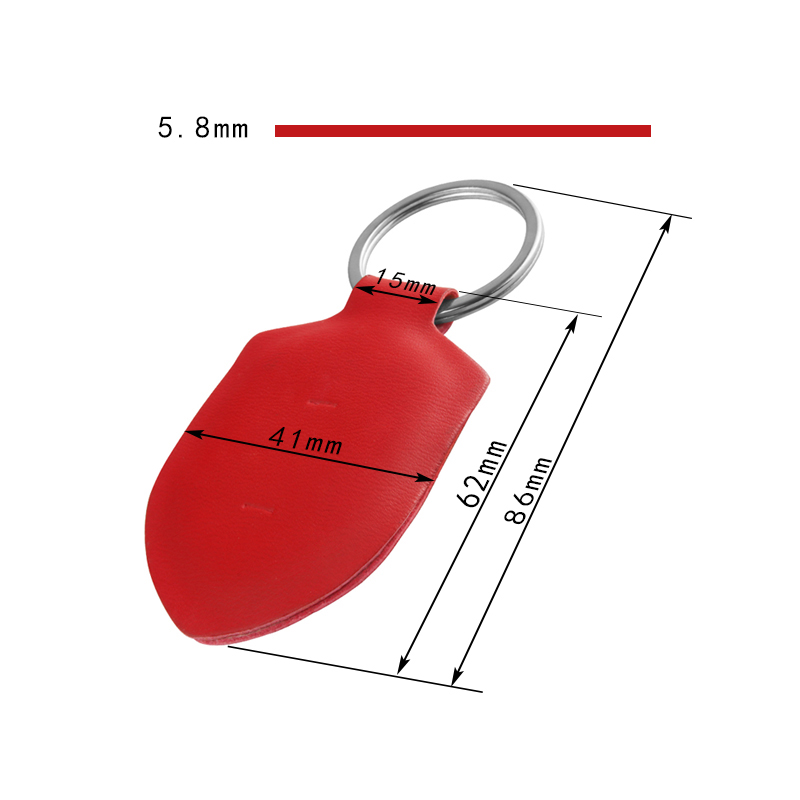 PG07 RFID 钥匙扣 RFID 防水皮革门禁卡钥匙扣 RFID钥匙标签