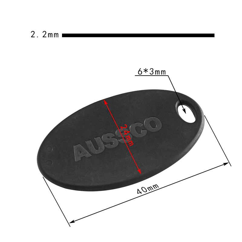 ABS40 RFID 防水ABS 门禁卡钥匙扣 RFID密匙标签