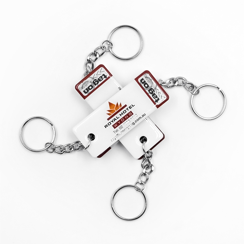 RFID 水晶滴胶钥匙扣 NFC防水钥匙链门禁卡付款钥匙扣