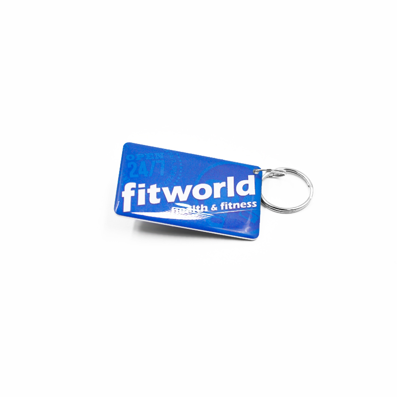 RFID 水晶滴胶钥匙扣 NFC TK4100 防水钥匙链门禁卡付款钥匙扣